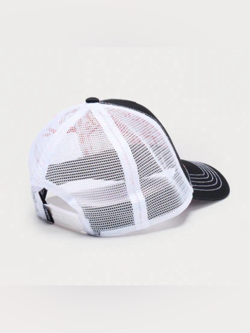 Von Dutch Black White Trucker Hat with Red Embroidered Script. New with tags. - Picture 2 of 5